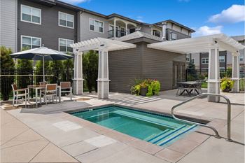 Swimming pool and hot tub